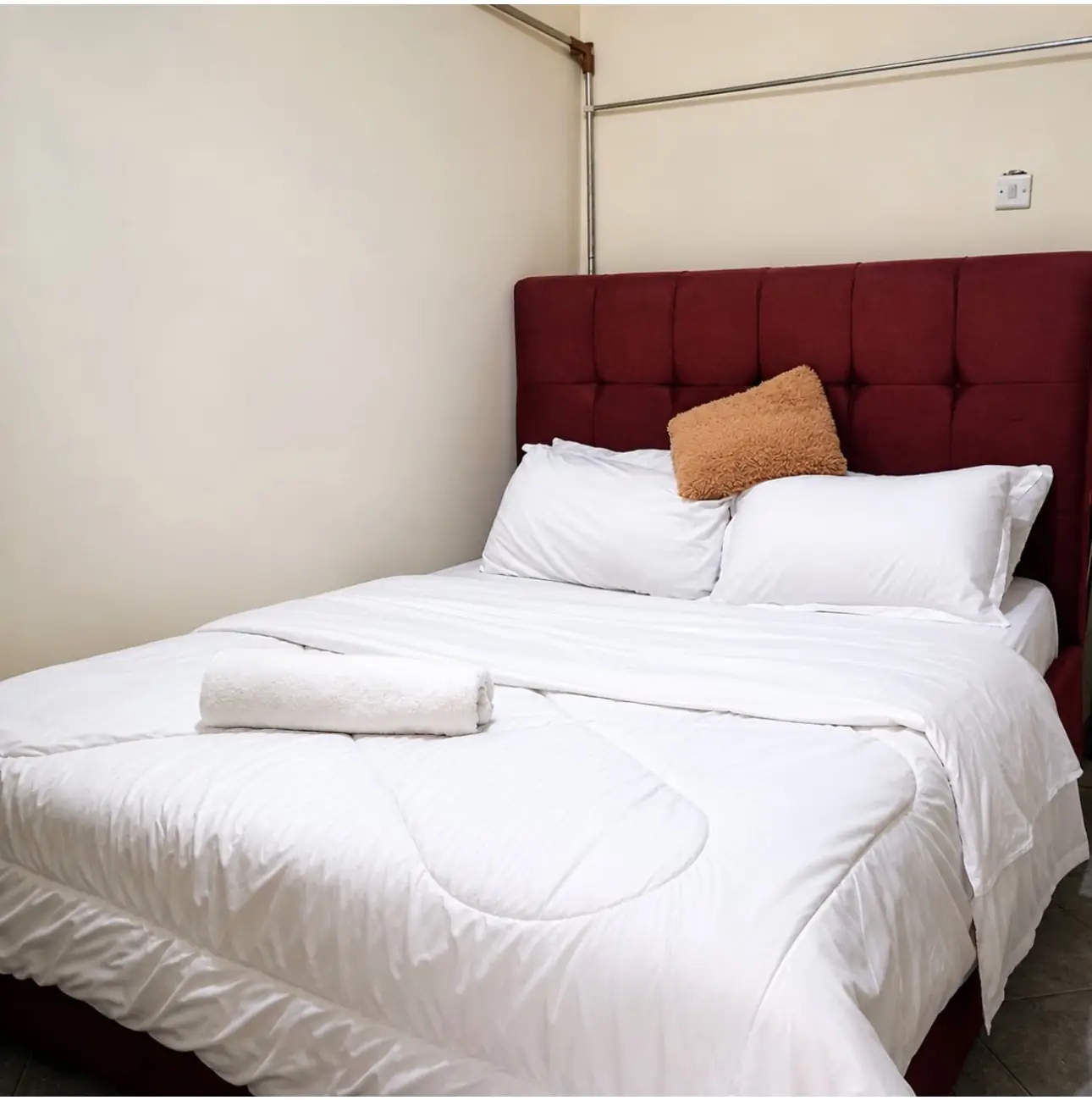 Standard room at NOAZ Hotel Kampala